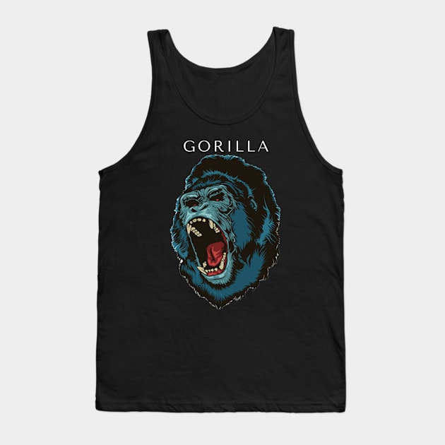 Gorilla Tank Top by ismailgb49@gmail.com